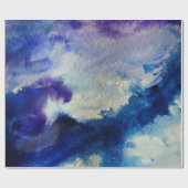 海抽象芸術芸術 ラッピングペーパー (フラット)