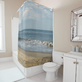 海撮影シャワーカーテン シャワーカーテン