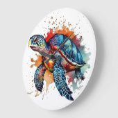 海放浪 ラージ壁時計 (傾斜)