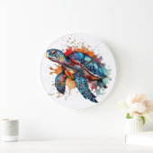 海放浪 ラージ壁時計 (ホーム)