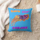 海救のイカ クッション (ブランケット)