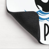 海救のパンドラ(PANDAS)オルカ・キラー・クジラ マウスパッド (コーナー)