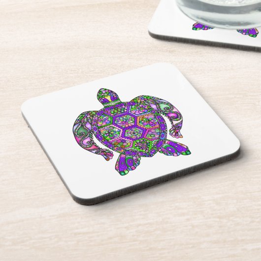 海救ウミガメ コースター (左側)