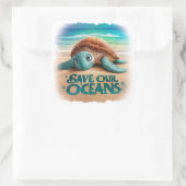 海救海及び海洋保護 スクエアシール (バッグ)