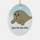 海救獅子 セラミックオーナメント (右)