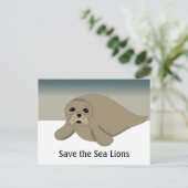 海救獅子 ポストカード (スタンド正面)