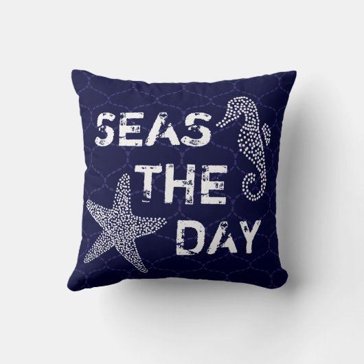 海日のビーチの海の枕Bendelのデザイン クッション (裏面)