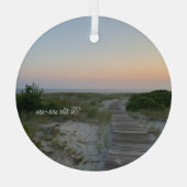 海日の出オーナメント ガラスオーナメント (裏面)