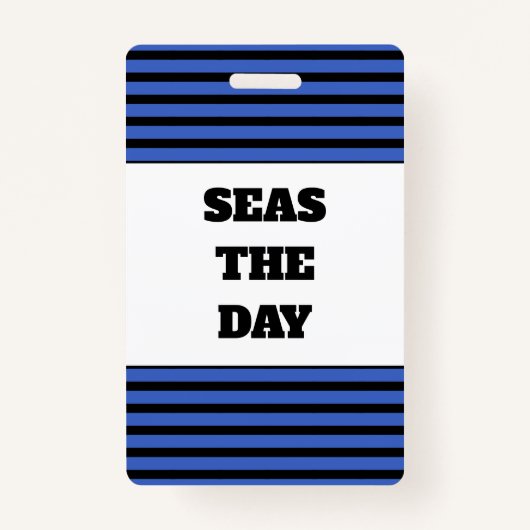 海日の巡航の休暇の小屋の鍵の締縄 バッジ (裏面)