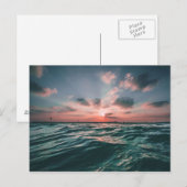 海日没はがき ポストカード (正面/裏面)
