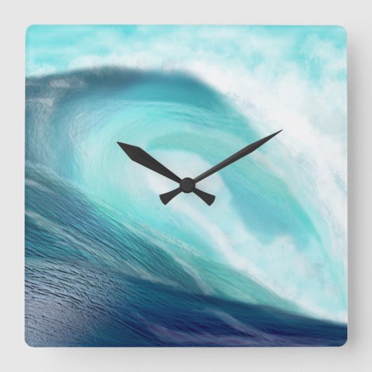 海時計 スクエア壁時計 (正面)