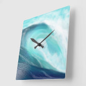 海時計 スクエア壁時計 (傾斜)