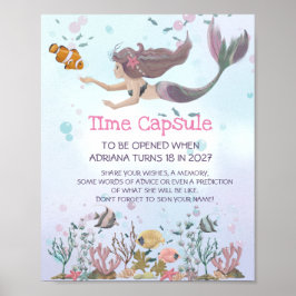 海時間帯下の人魚 ポスター