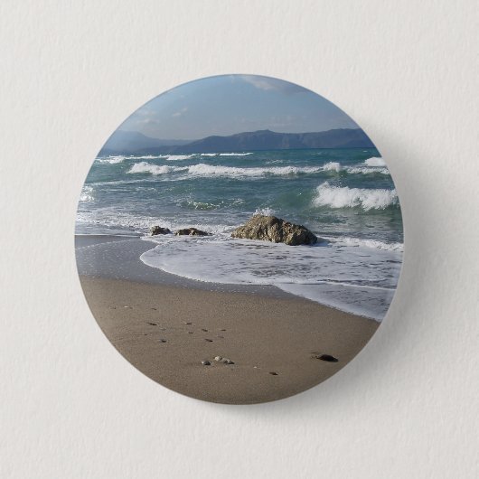 海景のバッジ/Pin 缶バッジ (正面)