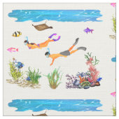 海景の下 ファブリック (クローズアップ)