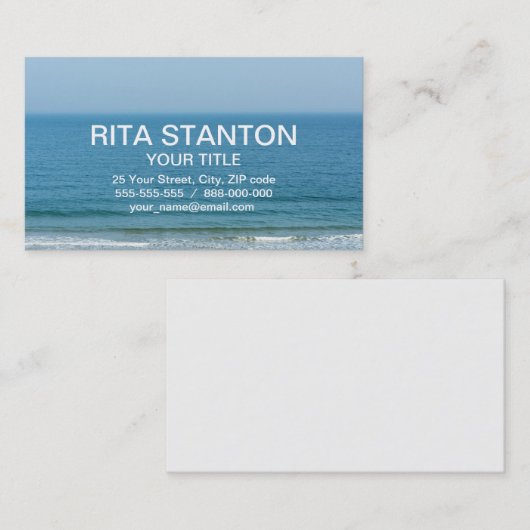 海景 名刺 (正面/裏面)