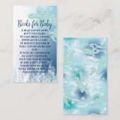 海書の下でウミガメの赤ちゃんシャワー エンクロージャーカード (正面/裏面)