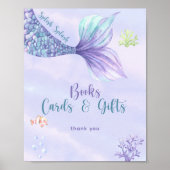 海本の下の人魚のカードとギフト ポスター (正面)