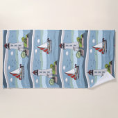 海柄ビーチタオル ビーチタオル (正面)