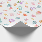 海模様の下で ラッピングペーパー (角)