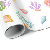 海模様の下で ラッピングペーパー (ロールコーナー)