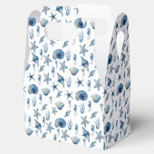 海模様の下の水色 フェイバーボックス (オープン)