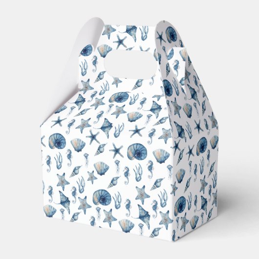 海模様の下の水色 フェイバーボックス (正面サイド)