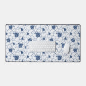 海模様の帆船 デスクマット (キーボード&マウス)