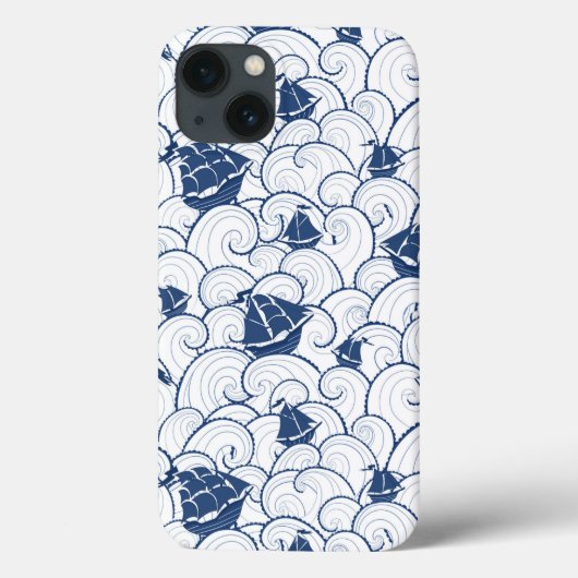 海模様の帆船 Case-Mate iPhoneケース (裏面)