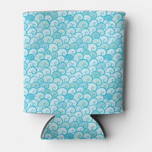 海模様 缶クーラー (正面)