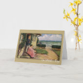 海母の日 カード (黄色い花)