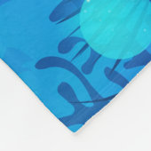 海毛布の下の最低Pinのスキューバダイビング フリースブランケット (角)