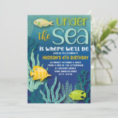 海水カラー海誕生会 招待状 (スタンド正面)