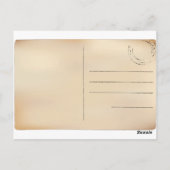 海水ビーチ波はがき ポストカード (裏面)