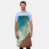 海水ビーチ砂サマーシーサイドショア エプロン (着用した状態)