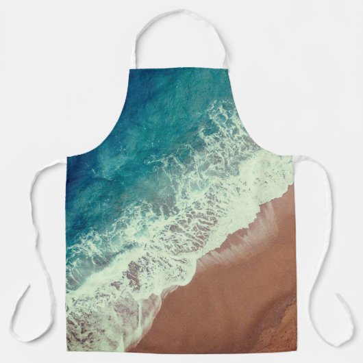 海水ビーチ砂サマーシーサイドショア エプロン (正面)