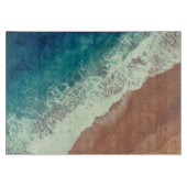 海水ビーチ砂サマーシーサイドショア カッティングボード (正面)