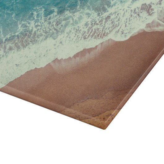 海水ビーチ砂サマーシーサイドショア カッティングボード (角)