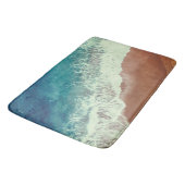 海水ビーチ砂サマーシーサイドショア バスマット (アングル)