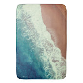 海水ビーチ砂サマーシーサイドショア バスマット (正面縦)