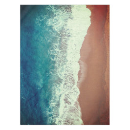 海水ビーチ砂夏海岸 テーブルクロス