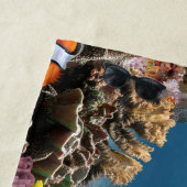 海水中コーラルリーフ熱帯魚 ビーチタオル (インサイチュ)