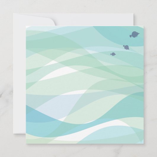 海水中シーライフバルミツワー招待状 招待状 (裏面)