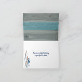 海水中遊走式折り畳みグリーティングカード カード (内部)