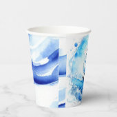 海水彩の喜び：男の子の赤ちゃんシャワー 紙コップ (右)