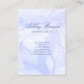 海水彩手作りジュエリーイヤリングディスプレイ 名刺 (裏面)