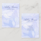 海水彩手作りジュエリーイヤリングディスプレイ 名刺 (正面/裏面)