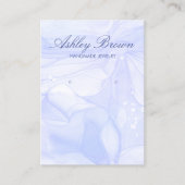 海水彩手作りジュエリーイヤリングディスプレイ 名刺 (正面)