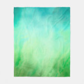 海水彩波 フリースブランケット (正面)