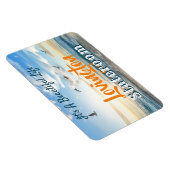 海水景写真クルーズルームモノグラム マグネット (右側)